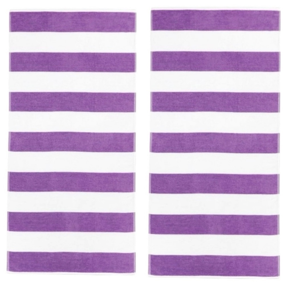 Travel Size Beach Towels Two Purple Sun Squad
